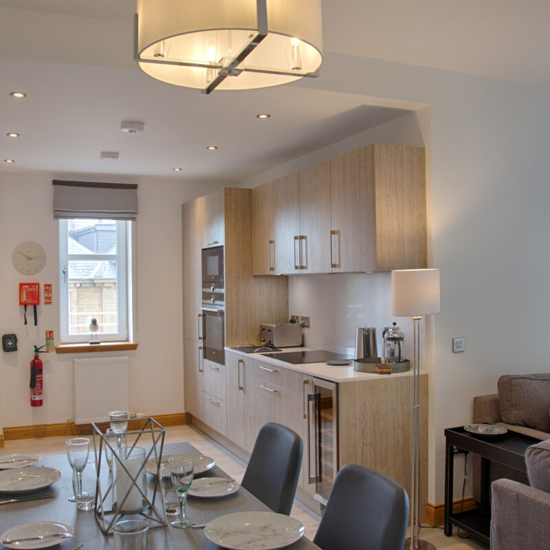 Apt 9 kitchen dining