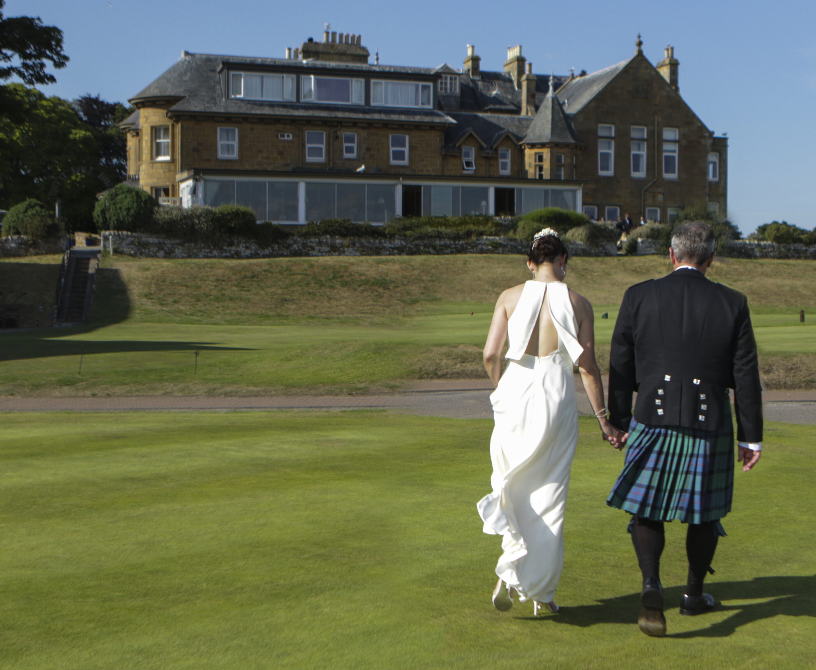 Outside wedding shot edit