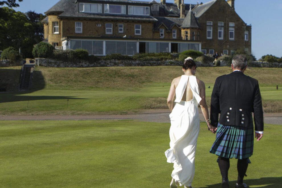 Outside wedding shot edit